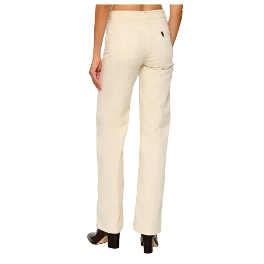 Pantalone straight Donna con dettaglio cintura retro