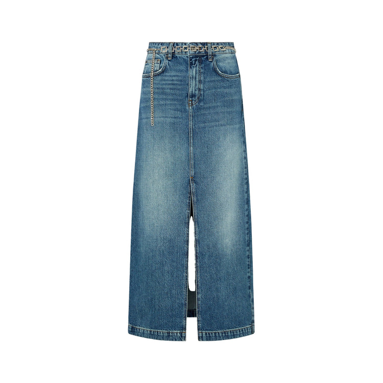 Gonna lunga Donna in denim