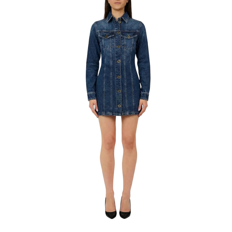 Abito corto Donna in denim vintage