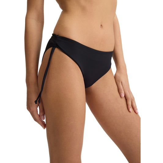 Slip da mare Donna in tinta unita nera modella