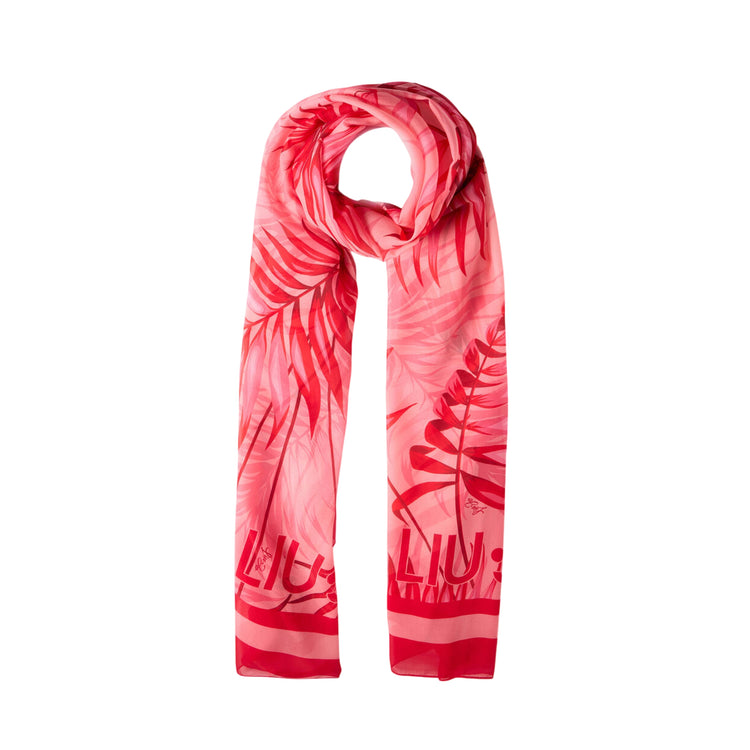 Pareo mare da donna con stampa palme
