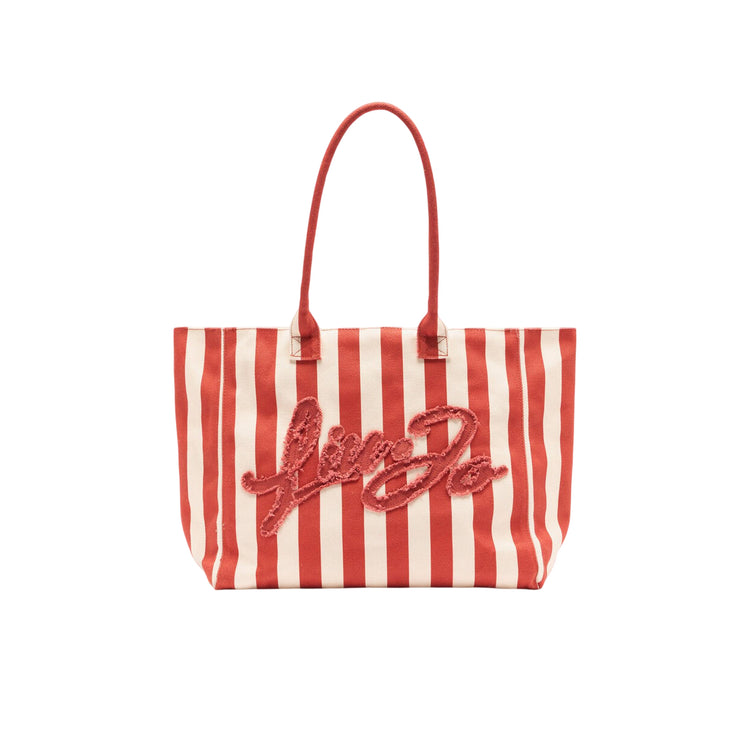 Tote Bag da Donna a righe Rosso