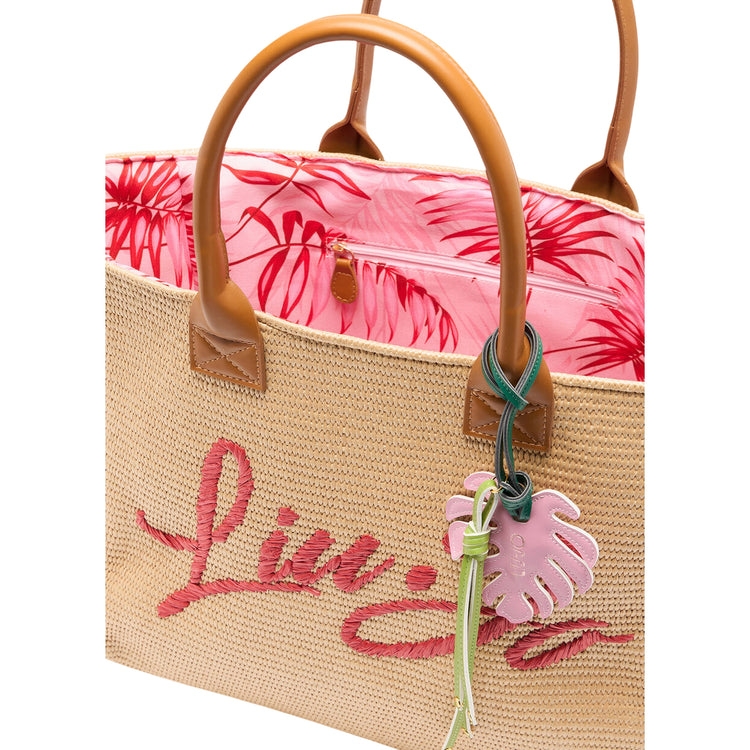 Borsa Grande Donna con charm logato a forma di palma
