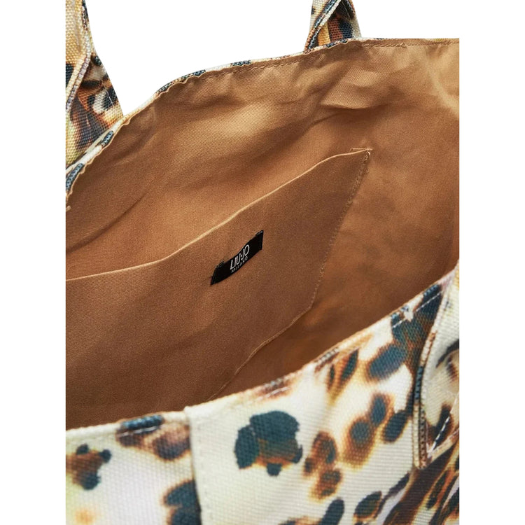Borsa Grande da Donna con stampa fiori all over