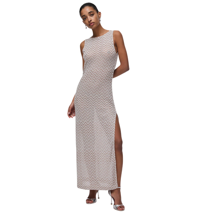 Abito Donna in maglia chevron