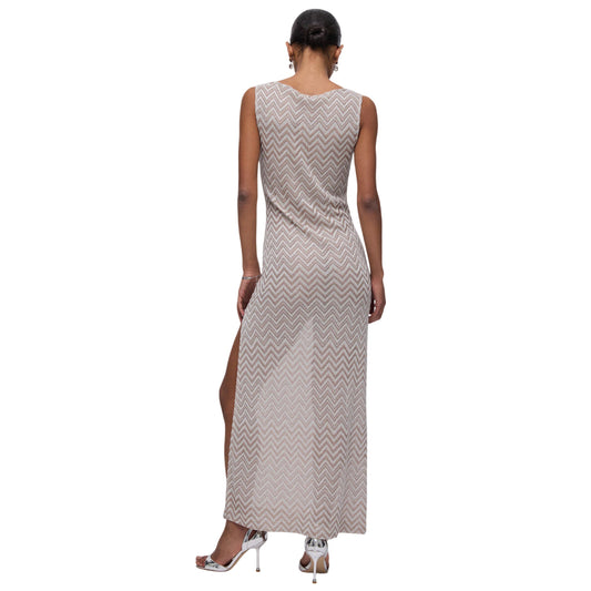 Abito Donna in maglia chevron