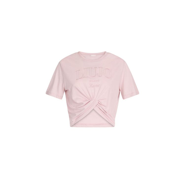 T-shirt Donna con motivo logo davanti