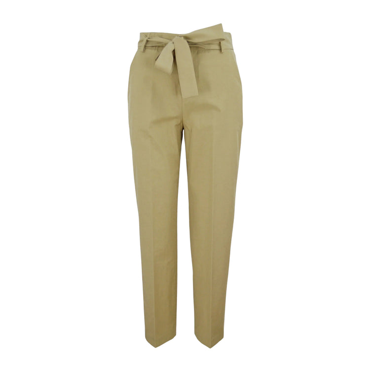 Pantaloni Donna chino a sigaretta Beige