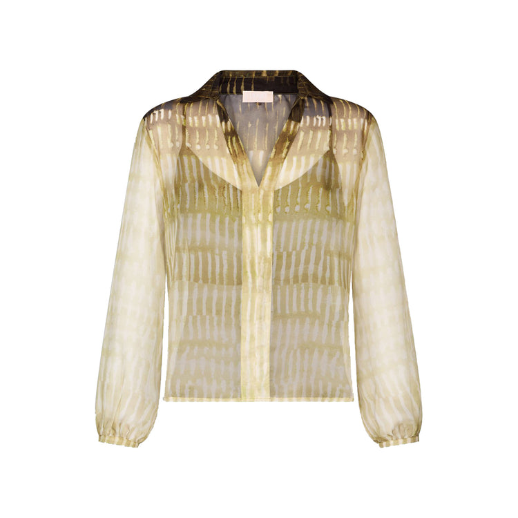 Blusa Donna in chiffon stampato