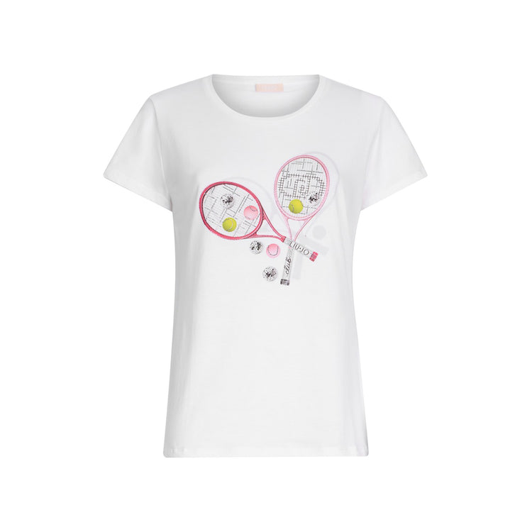 T-shirt Donna con stampa grafica frontale