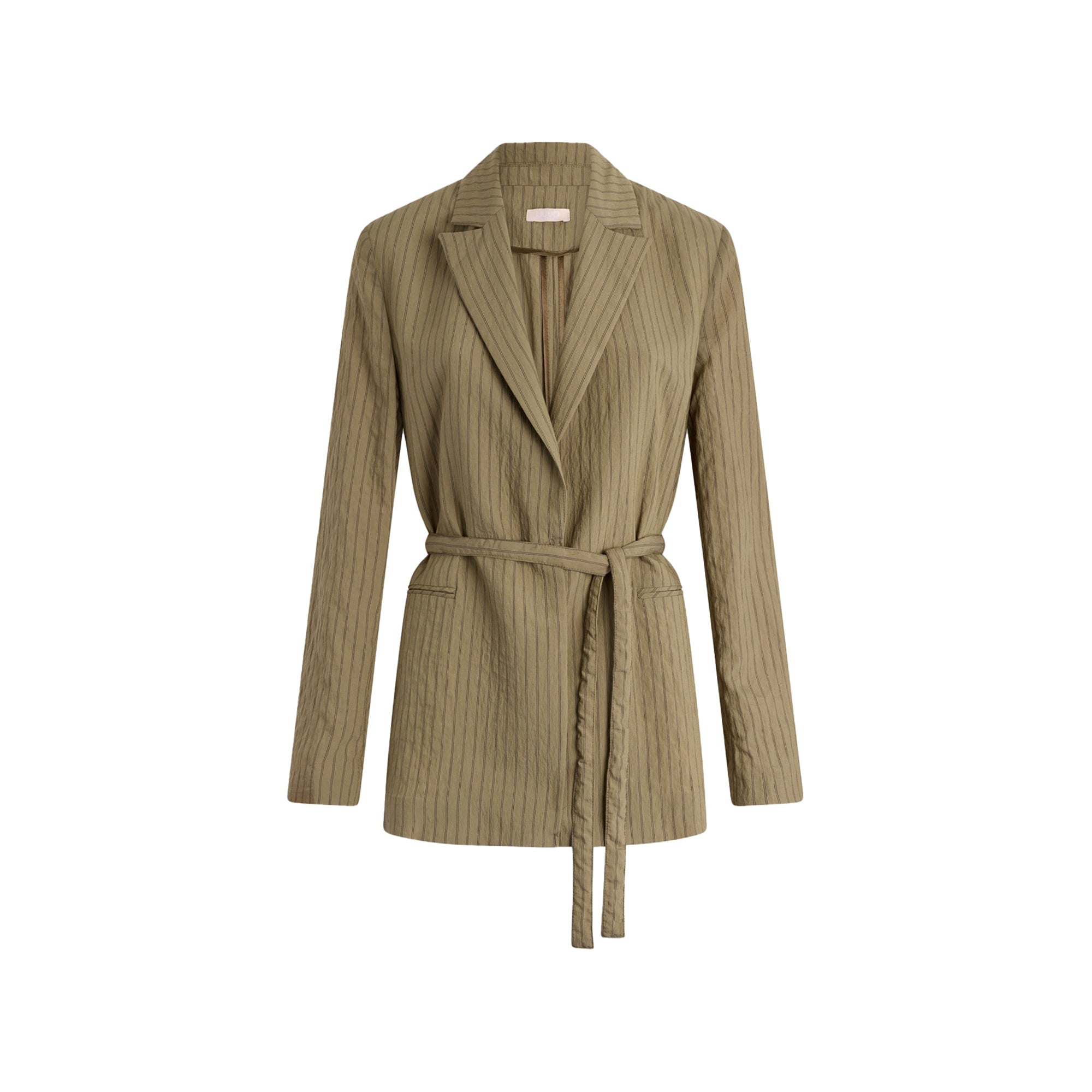 アウターその他 LIU JO Woman Blazer Green WA5400T4305 M9467 Women's Striped Blazer with Belt Green - Liu Jo | Martini 900
