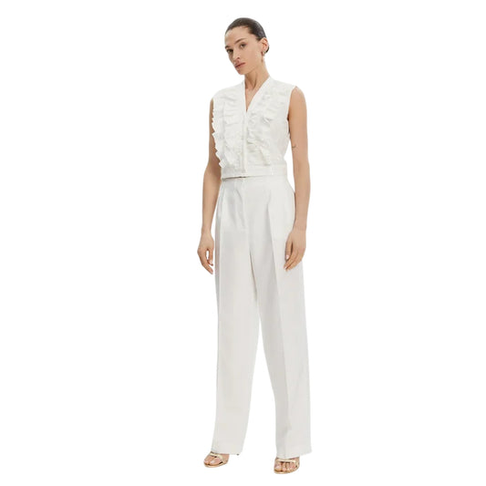 Blusa Donna senza maniche e con scollo a V