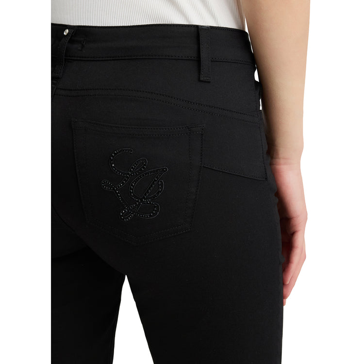 dettaglio retro di Pantaloni Donna skinny bottom up Nero