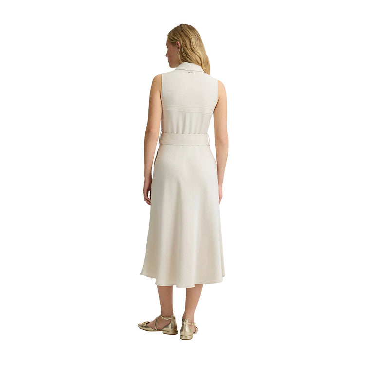 Abito chemisier Midi da Donna con cintura modella retro