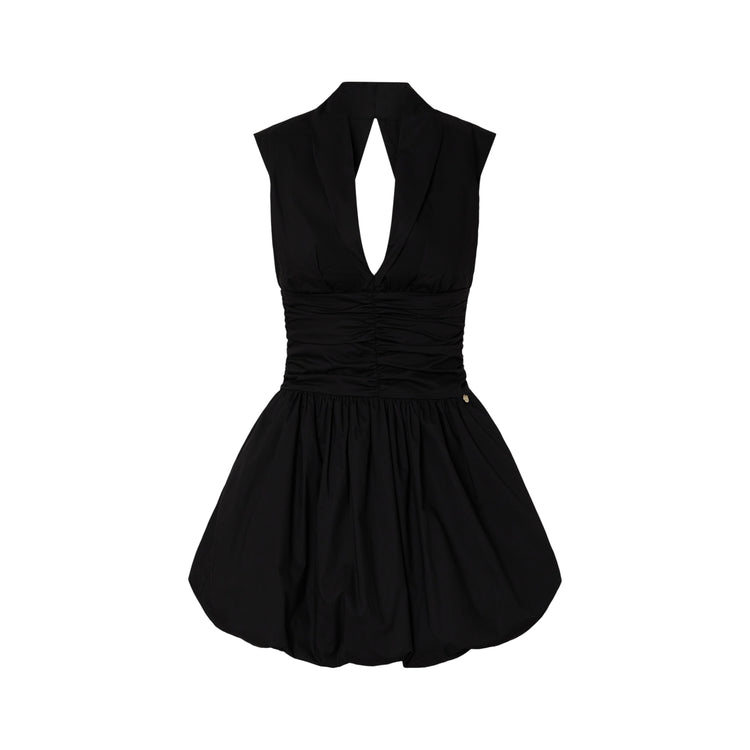 Abito corto Donna Nero con cut out