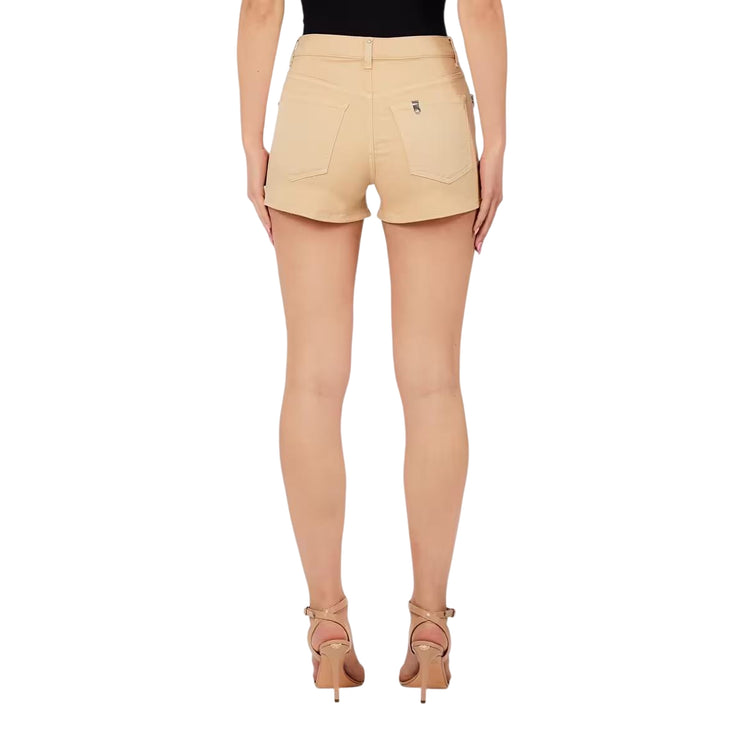 Shorts Donna in cotone, con tasche decorate