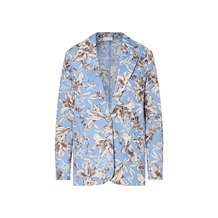 Giacca Donna con stampa floreale all over