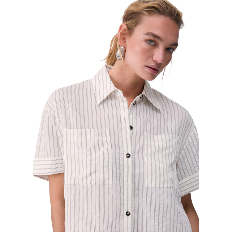 Camicia Donna a manica corta a righe