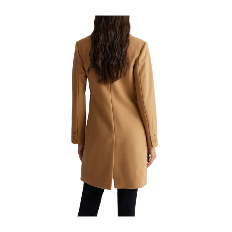Manteau femme à col revers