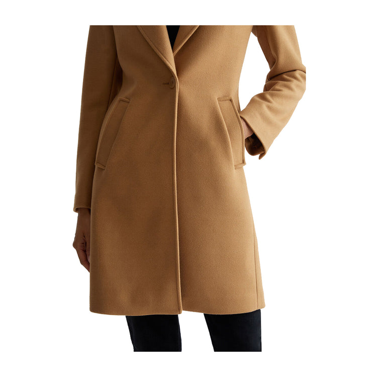 Manteau femme à col revers