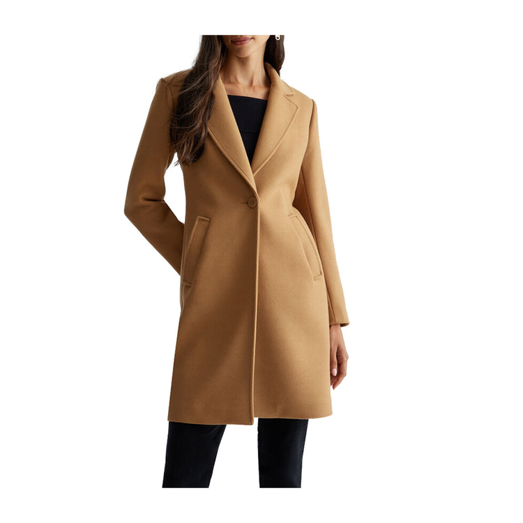 Manteau femme à col revers
