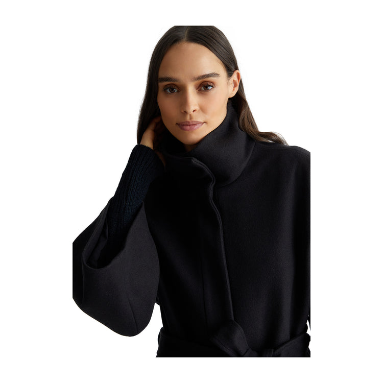 Manteau femme avec ceinture assortie