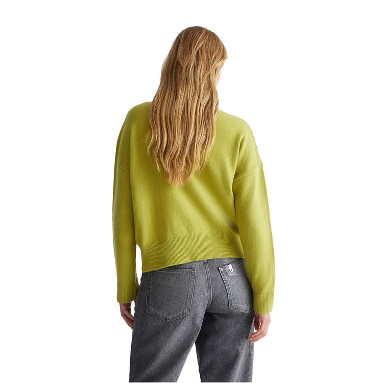 Pull femme en laine avec zip