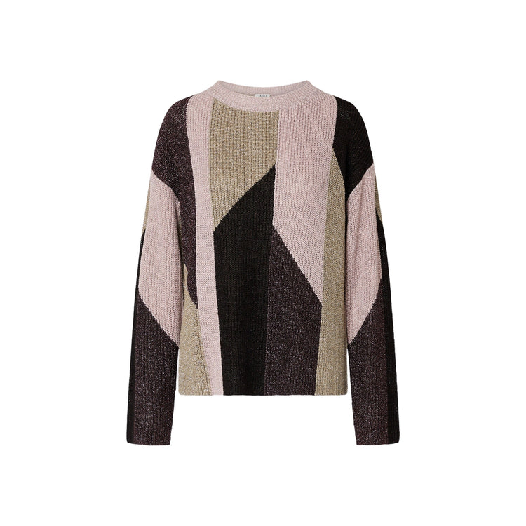 Maglia Donna con intarsi lamé