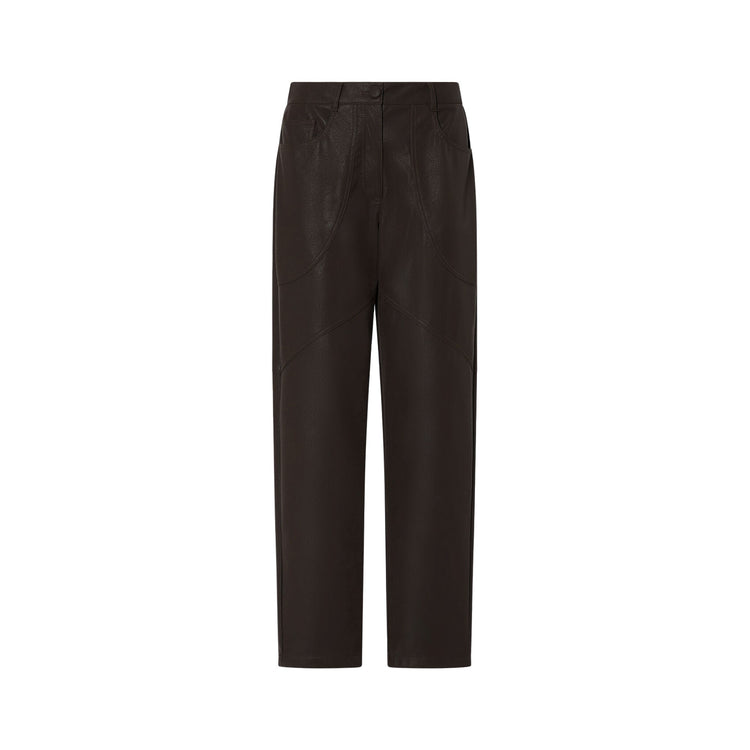 Pantalone baggy Donna in tessuto spalmato