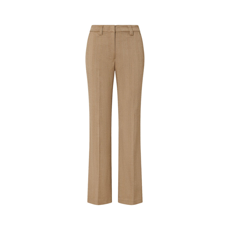 Pantalone elegante Donna a gamba straight beige