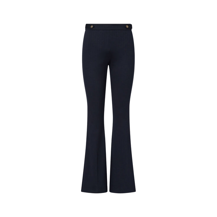 Pantalone flare Donna in punto Milano blu scuro