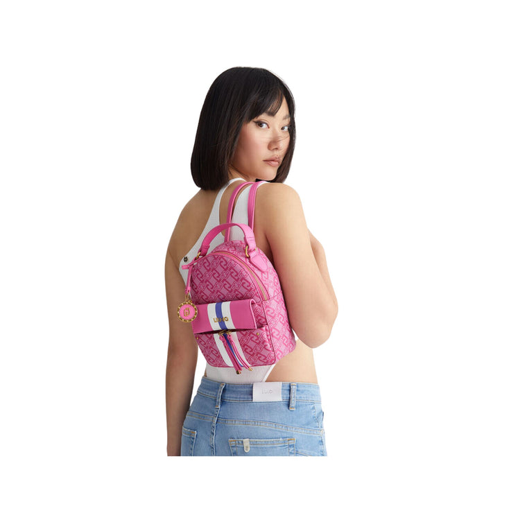 Zaino Donna con fantasia logata