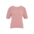 Maglione Donna con maniche corte a palloncino Rosa