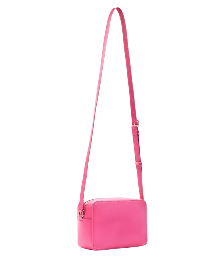 Borsa a tracolla media da donna in rosa retro