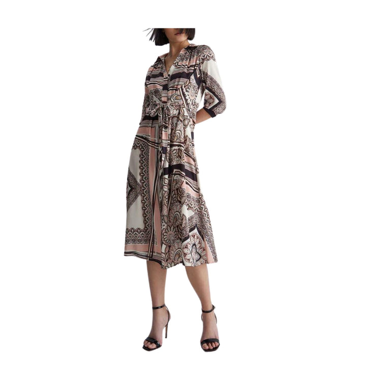 Abito Donna chemisier con stampa foulard