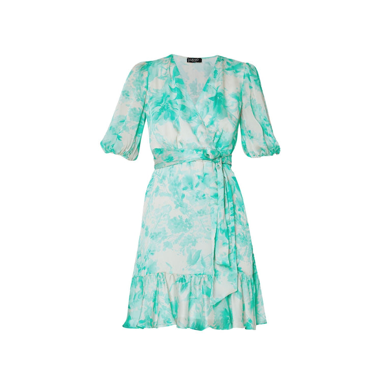 Women's dress with floral pattern