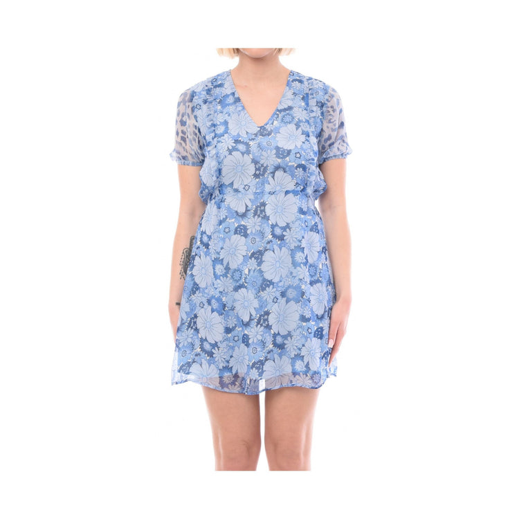 Abito Donna corto con motivo floreale