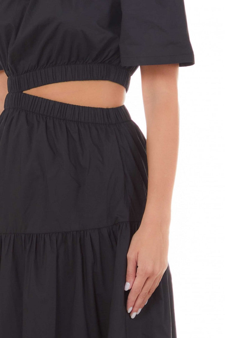 Robe longue femme avec détails