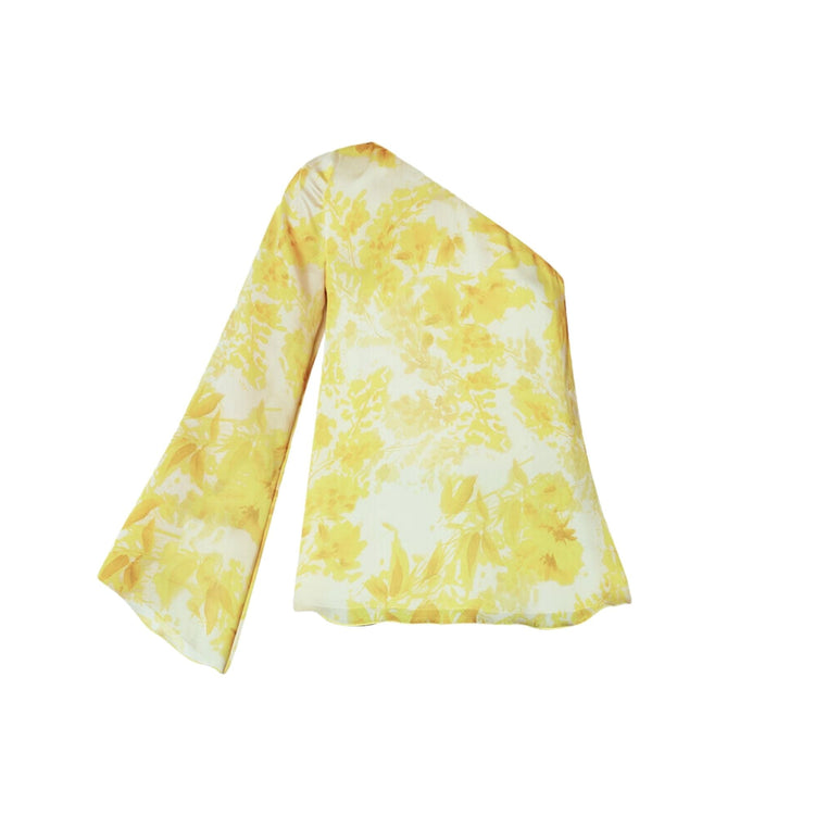 Blusa Donna monospalla floreale