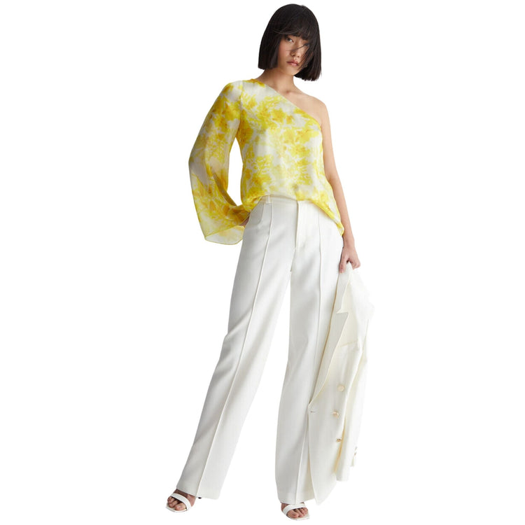 Blusa Donna monospalla floreale