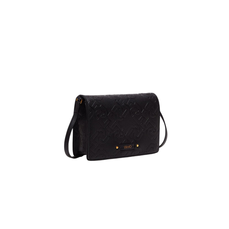 Women's shoulder bag with logo motif