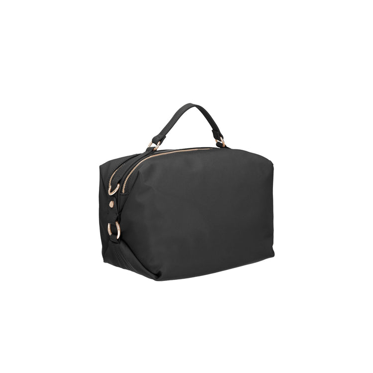 Borsa Donna a bauletto, con logo frontale e tracolla rimovibile