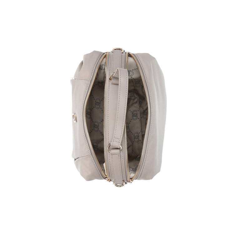 Borsa Donna Beige, a bauletto, con tracolla rimovibile