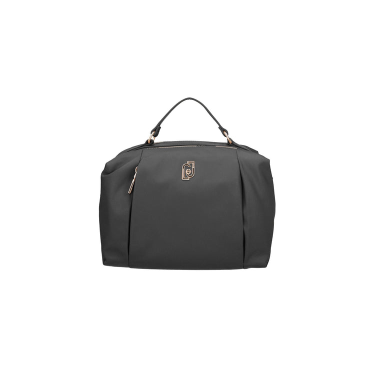 Borsa Donna a bauletto, con logo frontale e tracolla rimovibile