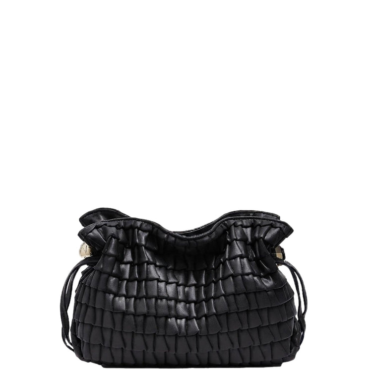 Borsa Donna Riccy goffrata piccola nero