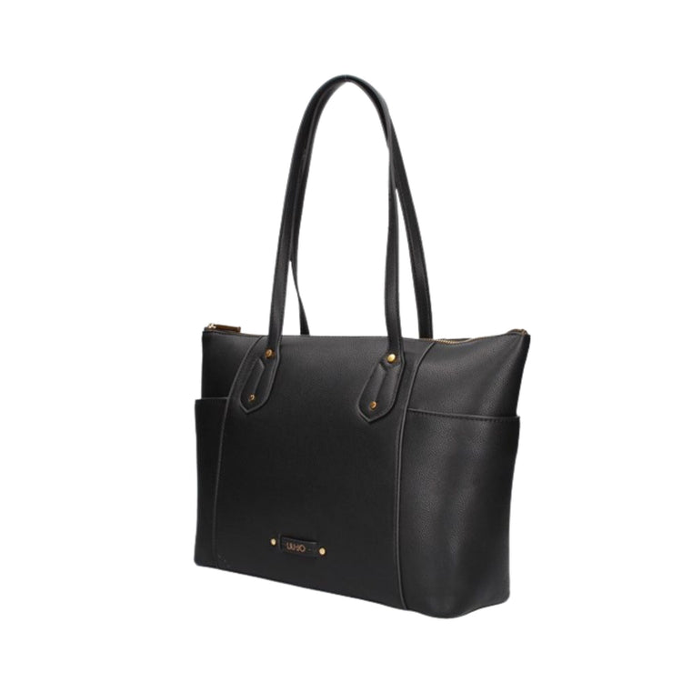 Sac shopping femme effet foulonné