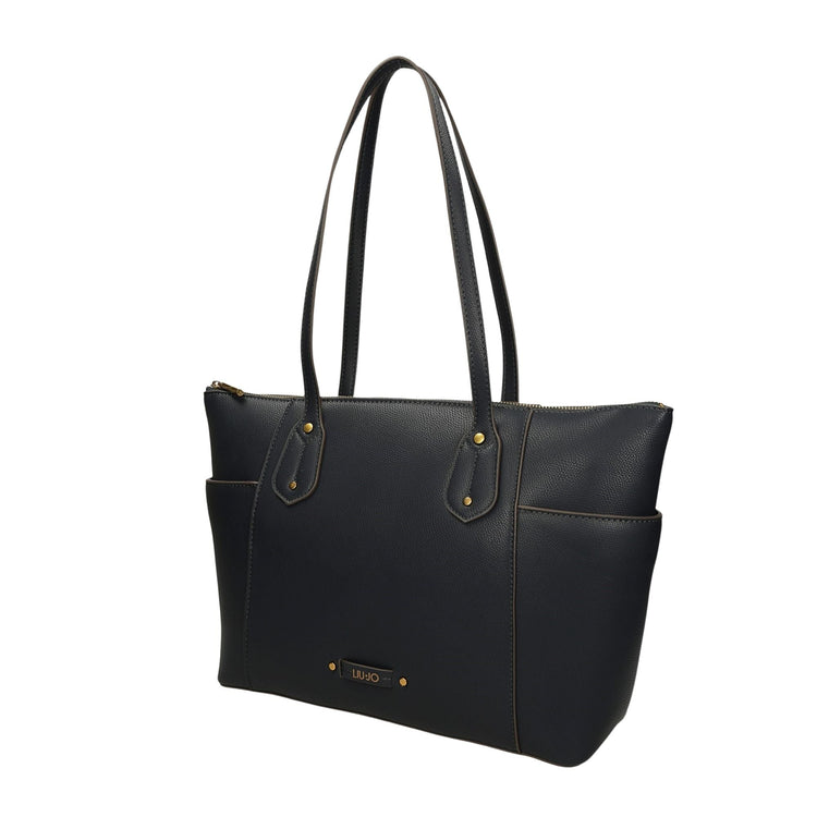 Sac shopping femme effet foulonné