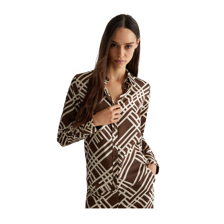 Camicia Donna con stampa check