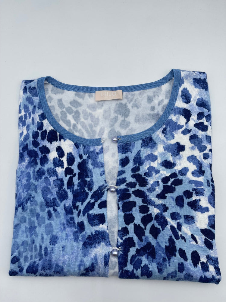 Cardigan femme imprimé animalier