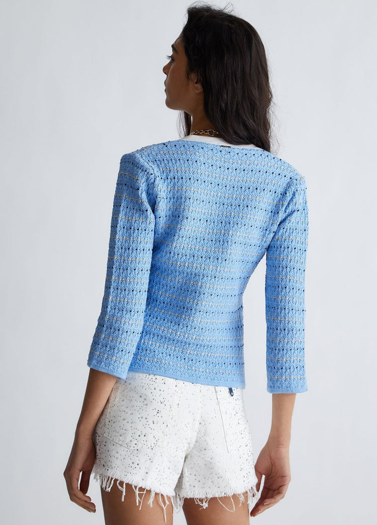 Giacca Donna in maglia jacquard